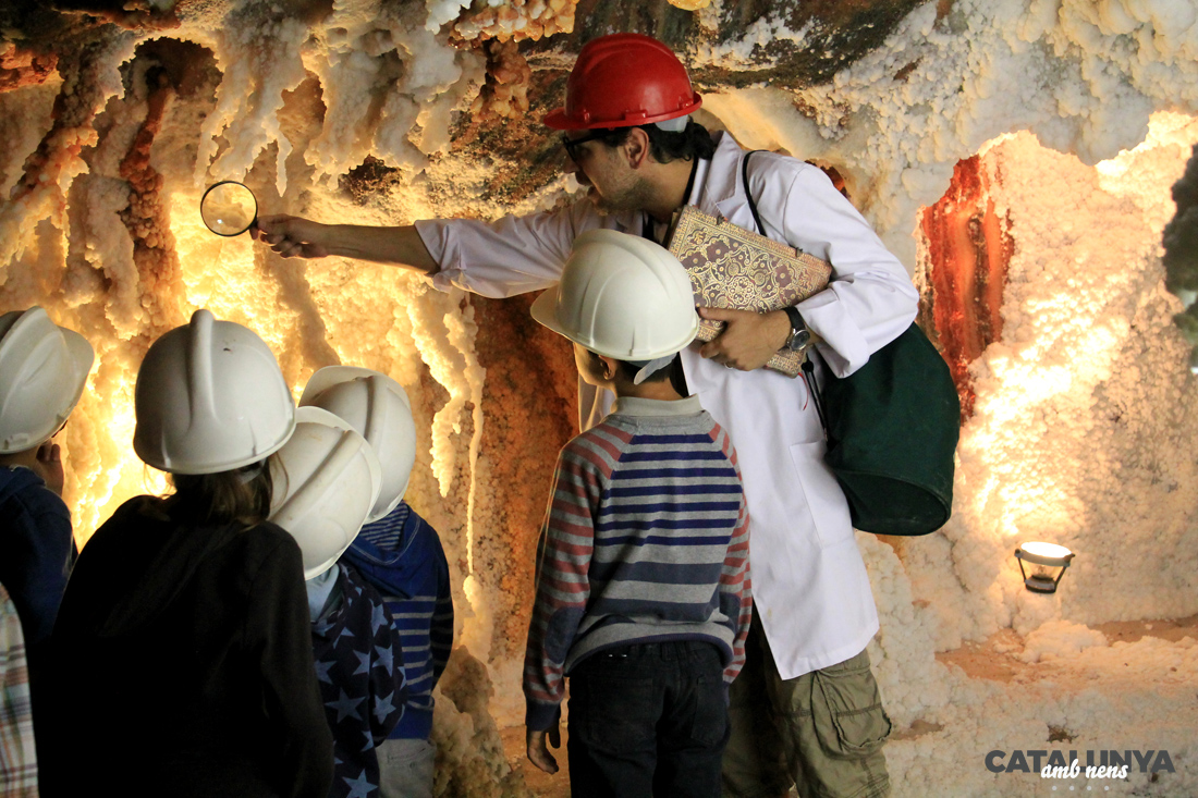 Visita amb nens a les Mines de Sal de Cardona